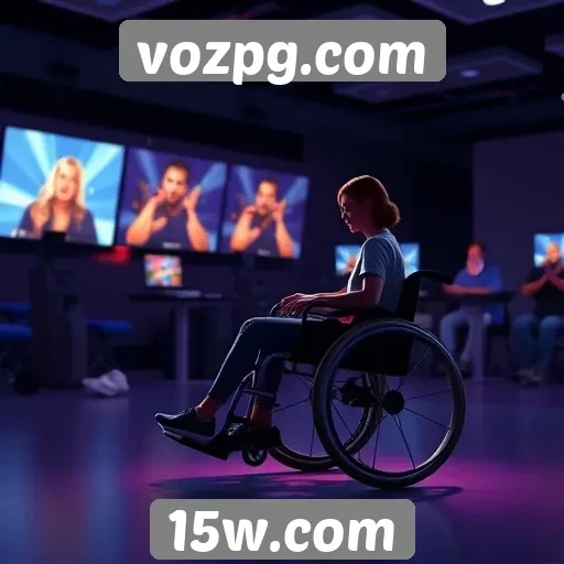 Acessibilidade de jogos no site vozpg.com em análise